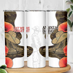 Australia ANZAC Day Skinny Tumbler Boots And Slouch Hat Lest We Forget - Aussie Hoodie