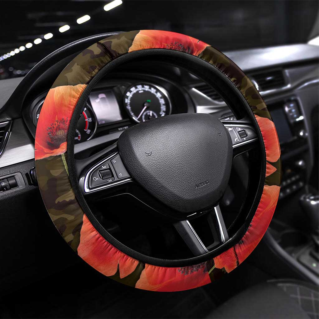 Australia ANZAC Day Steering Wheel Cover Boots And Slouch Hat Lest We Forget - Aussie Hoodie