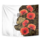 Australia ANZAC Day Tapestry Boots And Slouch Hat Lest We Forget - Aussie Hoodie