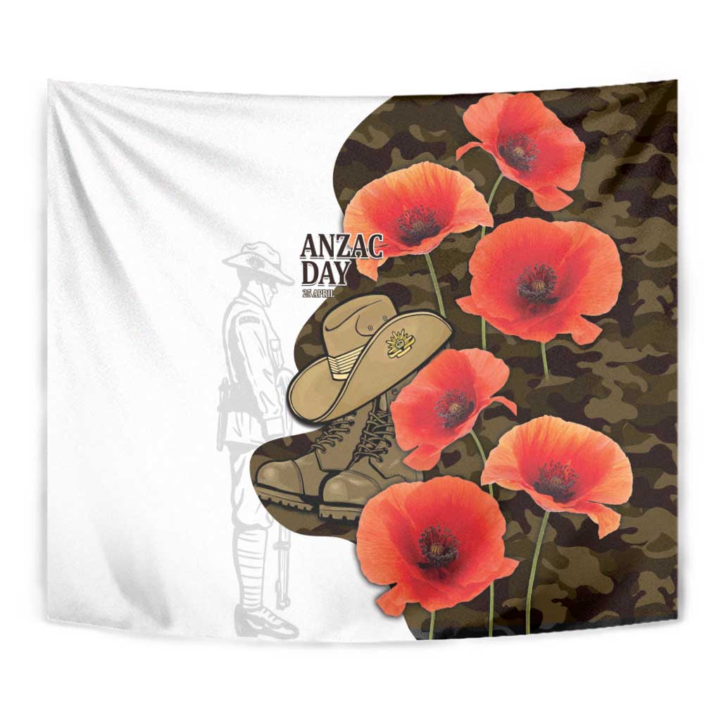 Australia ANZAC Day Tapestry Boots And Slouch Hat Lest We Forget - Aussie Hoodie