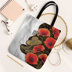 Australia ANZAC Day Tote Bag Boots And Slouch Hat Lest We Forget - Aussie Hoodie