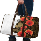 Australia ANZAC Day Travel Bag Boots And Slouch Hat Lest We Forget - Aussie Hoodie