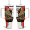 Australia ANZAC Day Tumbler With Handle Boots And Slouch Hat Lest We Forget - Aussie Hoodie