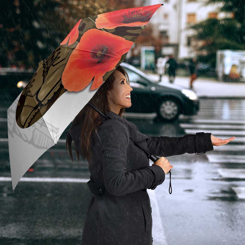 Australia ANZAC Day Umbrella Boots And Slouch Hat Lest We Forget - Aussie Hoodie
