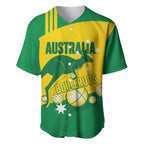 Custom Australia Petanque Baseball Jersey Aussie Kangaroo Bouleroos National Color