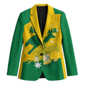 Custom Australia Petanque Blazer Aussie Kangaroo Bouleroos National Color