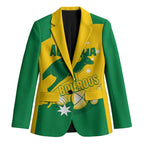 Custom Australia Petanque Blazer Aussie Kangaroo Bouleroos National Color