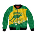 Custom Australia Petanque Bomber Jacket Aussie Kangaroo Bouleroos National Color
