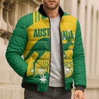 Custom Australia Petanque Bomber Puffer Jacket Aussie Kangaroo Bouleroos National Color
