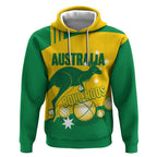 Custom Australia Petanque Hoodie Aussie Kangaroo Bouleroos National Color