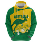 Custom Australia Petanque Hoodie Aussie Kangaroo Bouleroos National Color