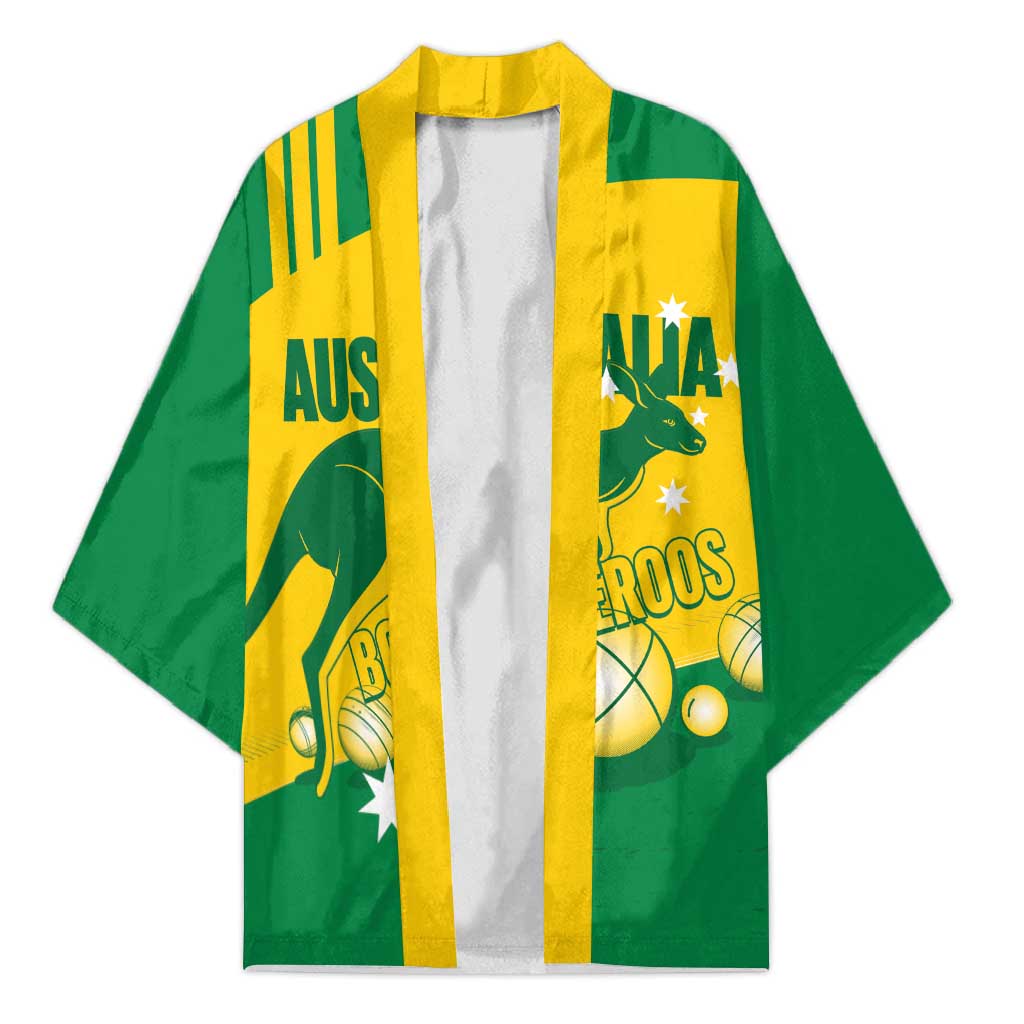 Custom Australia Petanque Kimono Aussie Kangaroo Bouleroos National Color