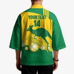 Custom Australia Petanque Kimono Aussie Kangaroo Bouleroos National Color