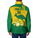 Custom Australia Petanque Padded Jacket Aussie Kangaroo Bouleroos National Color