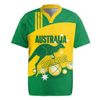 Custom Australia Petanque Rugby Jersey Aussie Kangaroo Bouleroos National Color
