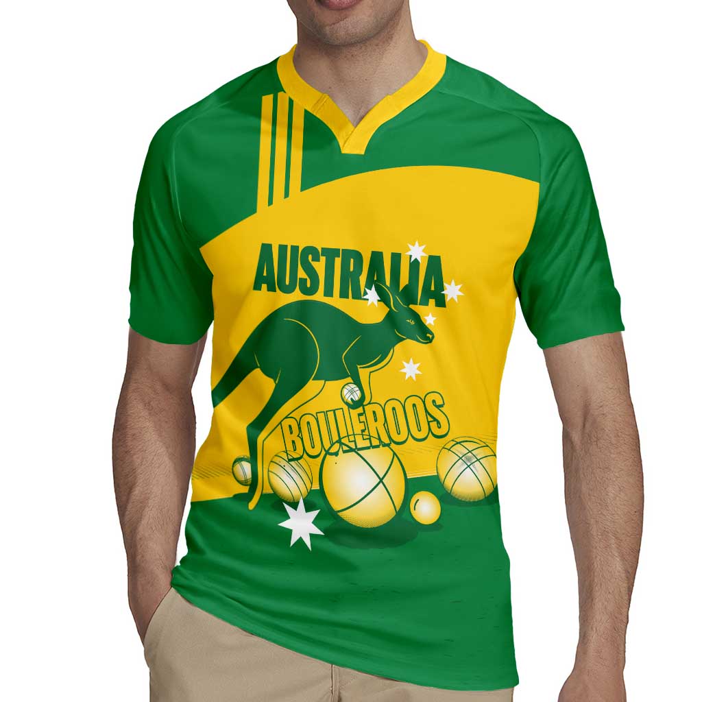 Custom Australia Petanque Rugby Jersey Aussie Kangaroo Bouleroos National Color