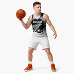 Custom New Zealand Silver Fern Petanque Basketball Jersey Aotearoa Maori Pattern