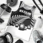 Custom New Zealand Silver Fern Petanque Men Tank Top Aotearoa Maori Pattern