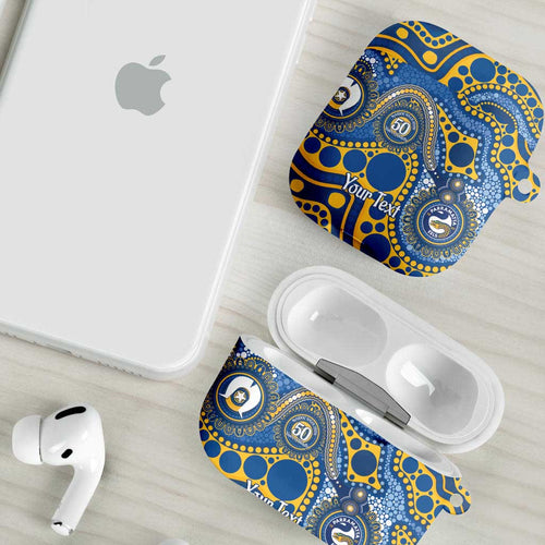 Eels NAIDOC Week 2026 Personalised AirPods Case 50 Years of Deadly Aboriginal Art