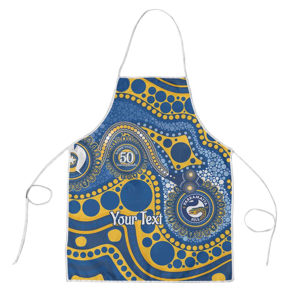Eels NAIDOC Week 2026 Personalised Apron 50 Years of Deadly Aboriginal Art