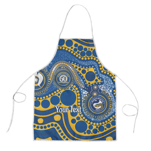 Eels NAIDOC Week 2026 Personalised Apron 50 Years of Deadly Aboriginal Art