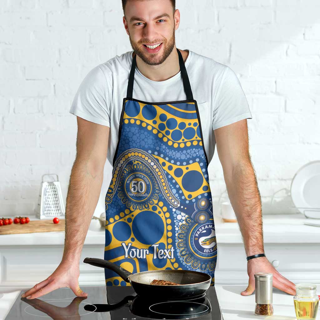 Eels NAIDOC Week 2026 Personalised Apron 50 Years of Deadly Aboriginal Art