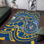 Eels NAIDOC Week 2026 Personalised Area Rug 50 Years of Deadly Aboriginal Art