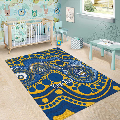 Eels NAIDOC Week 2026 Personalised Area Rug 50 Years of Deadly Aboriginal Art