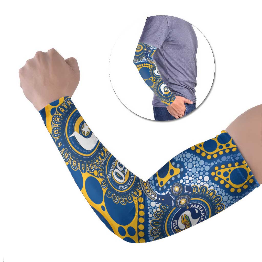 Eels NAIDOC Week 2026 Personalised Arm Sleeves 50 Years of Deadly Aboriginal Art