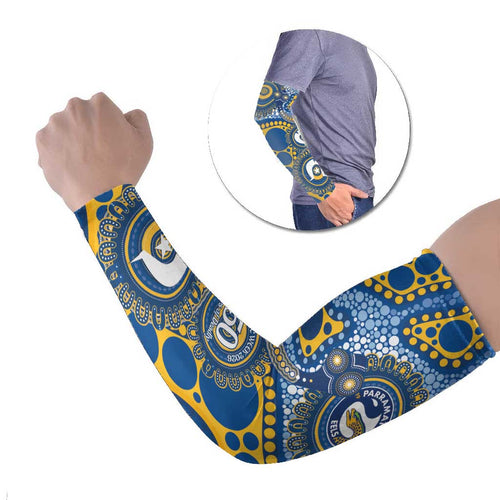 Eels NAIDOC Week 2026 Personalised Arm Sleeves 50 Years of Deadly Aboriginal Art