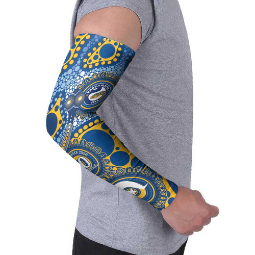 Eels NAIDOC Week 2026 Personalised Arm Sleeves 50 Years of Deadly Aboriginal Art