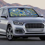 Eels NAIDOC Week 2026 Personalised Auto Sun Shade 50 Years of Deadly Aboriginal Art