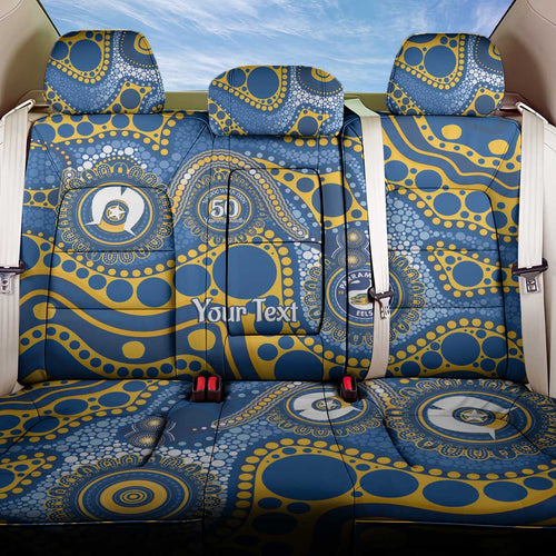 Eels NAIDOC Week 2026 Personalised Back Car Seat Cover 50 Years of Deadly Aboriginal Art
