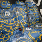 Eels NAIDOC Week 2026 Personalised Back Car Seat Cover 50 Years of Deadly Aboriginal Art