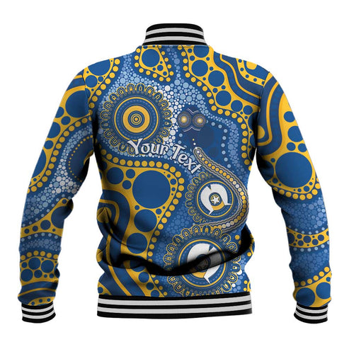 Eels NAIDOC Week 2026 Personalised Baseball Jacket 50 Years of Deadly Aboriginal Art