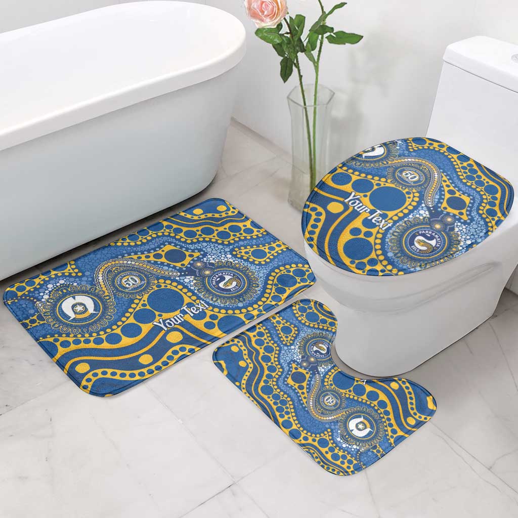 Eels NAIDOC Week 2026 Personalised Bathroom Set 50 Years of Deadly Aboriginal Art