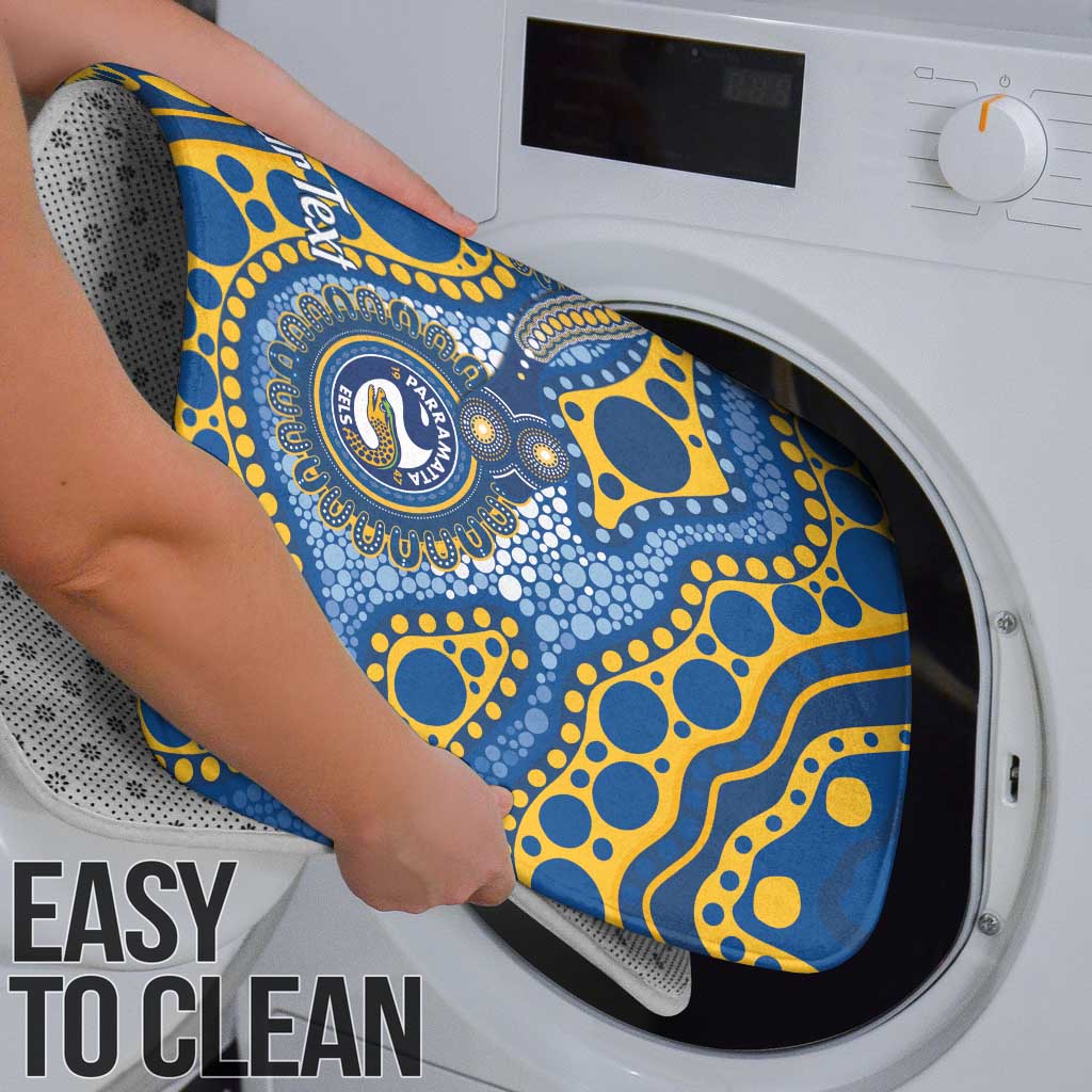Eels NAIDOC Week 2026 Personalised Bathroom Set 50 Years of Deadly Aboriginal Art