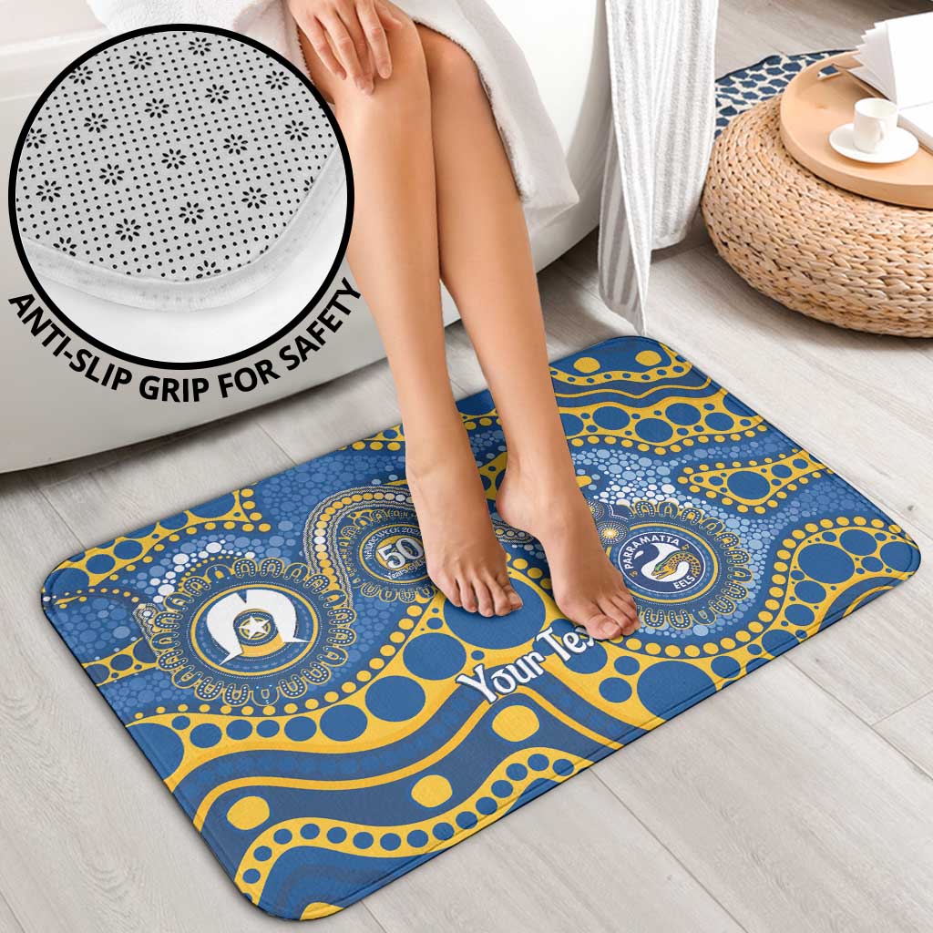 Eels NAIDOC Week 2026 Personalised Bathroom Set 50 Years of Deadly Aboriginal Art