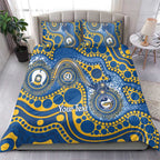 Eels NAIDOC Week 2026 Personalised Bedding Set 50 Years of Deadly Aboriginal Art