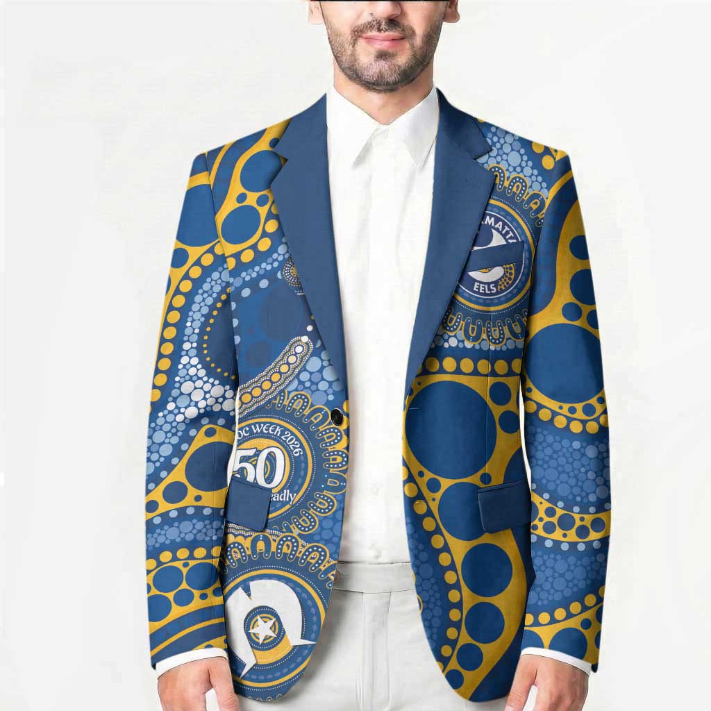 Eels NAIDOC Week 2026 Personalised Blazer 50 Years of Deadly Aboriginal Art