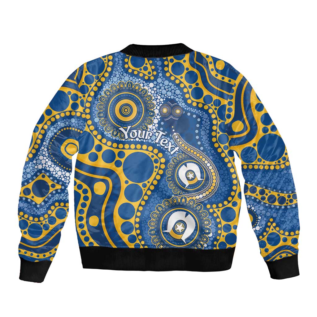 Eels NAIDOC Week 2026 Personalised Bomber Jacket 50 Years of Deadly Aboriginal Art