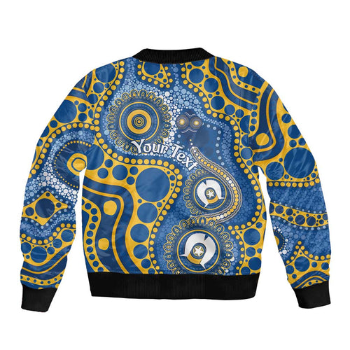 Eels NAIDOC Week 2026 Personalised Bomber Jacket 50 Years of Deadly Aboriginal Art