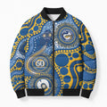 Eels NAIDOC Week 2026 Personalised Bomber Puffer Jacket 50 Years of Deadly Aboriginal Art