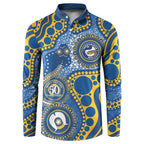 Eels NAIDOC Week 2026 Personalised Button Sweatshirt 50 Years of Deadly Aboriginal Art