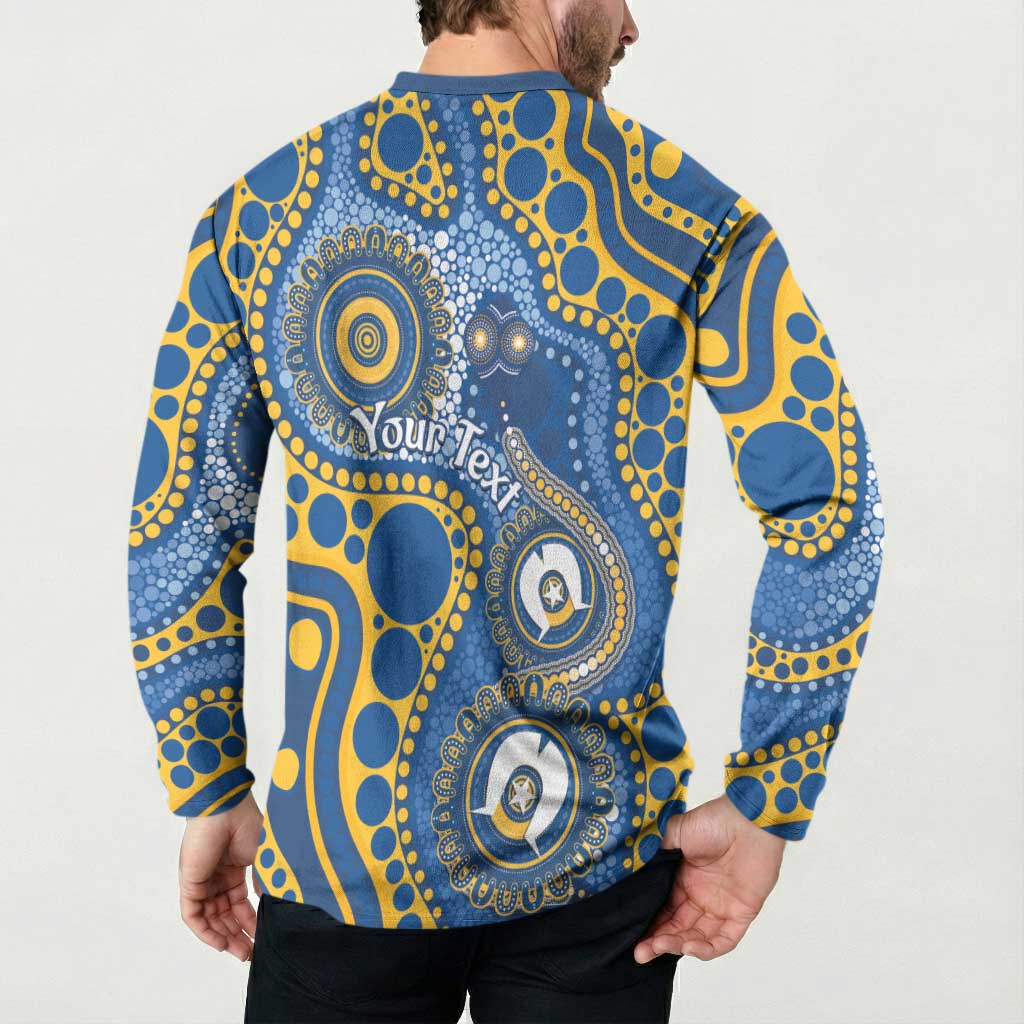 Eels NAIDOC Week 2026 Personalised Button Sweatshirt 50 Years of Deadly Aboriginal Art