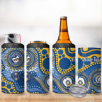 Eels NAIDOC Week 2026 Personalised 4 in 1 Can Cooler Tumbler 50 Years of Deadly Aboriginal Art