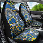 Eels NAIDOC Week 2026 Personalised Car Seat Cover 50 Years of Deadly Aboriginal Art