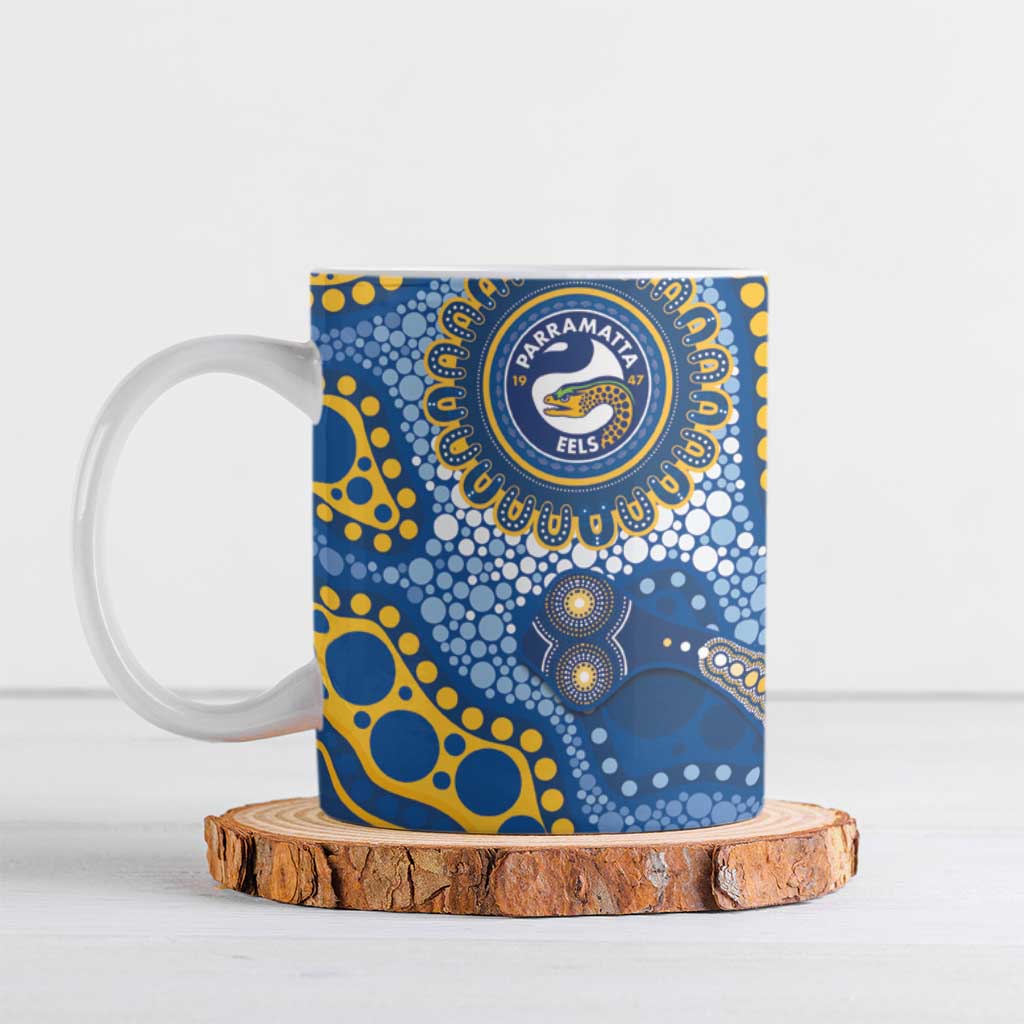 Eels NAIDOC Week 2026 Personalised Ceramic Mug 50 Years of Deadly Aboriginal Art