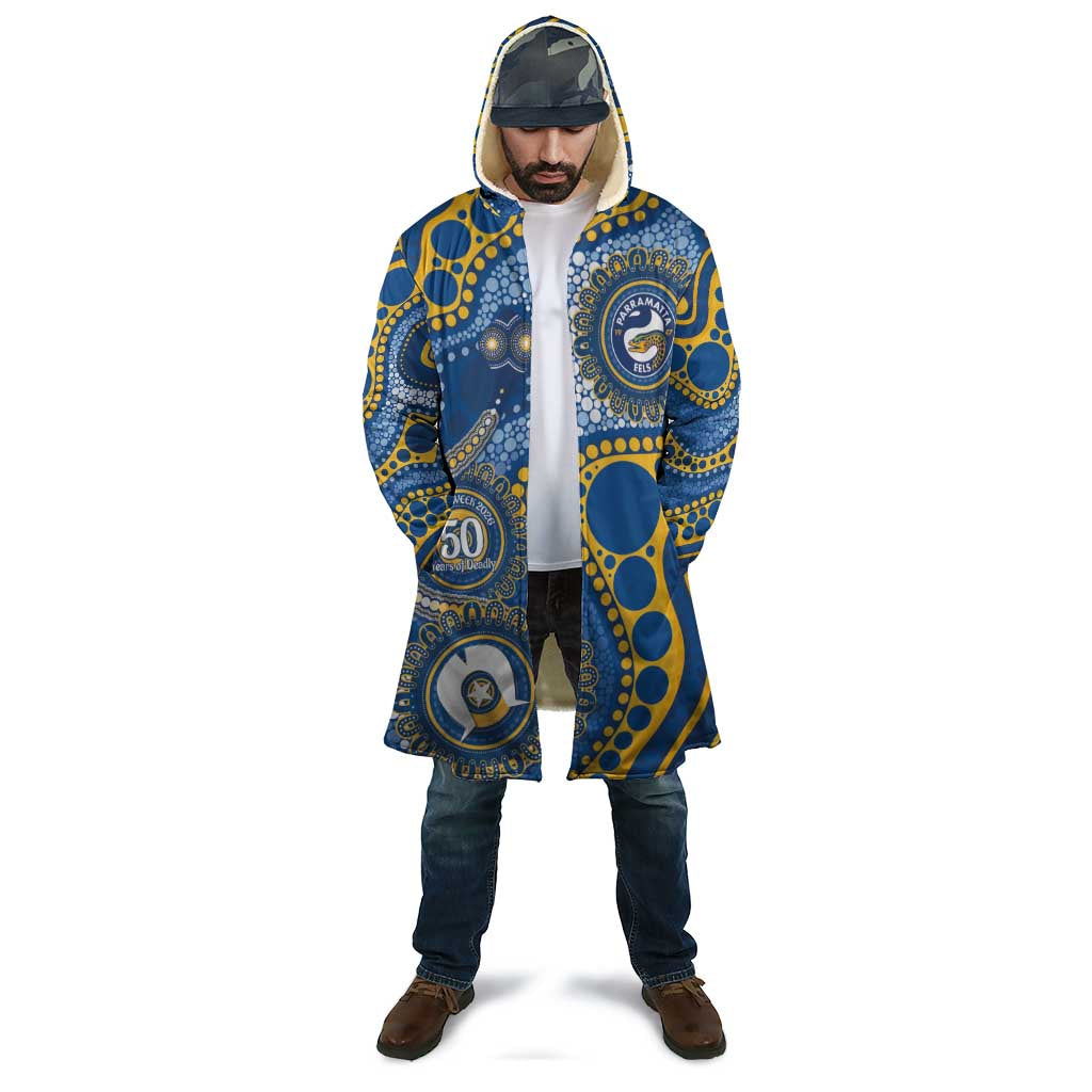 Eels NAIDOC Week 2026 Personalised Cloak 50 Years of Deadly Aboriginal Art
