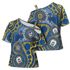 Eels NAIDOC Week 2026 Personalised Cross Shoulder Shirt 50 Years of Deadly Aboriginal Art